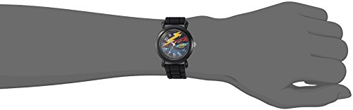 Disney Cars Kids' Plastic Time Teacher Analog Quartz Silicone Strap Watch - necksoother