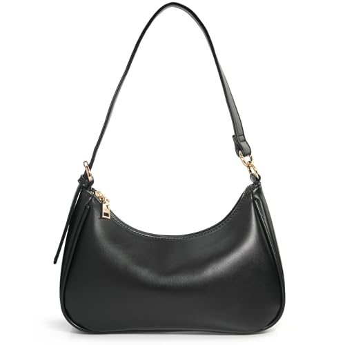 Women's Crescent Shoulder Bag Vegan Leather Chain Cross body bag Convertible Handbag - necksoother
