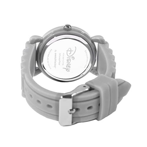 Disney Lightyear Kids' Plastic Time Teacher Analog Quartz Silicone Strap Watch - necksoother