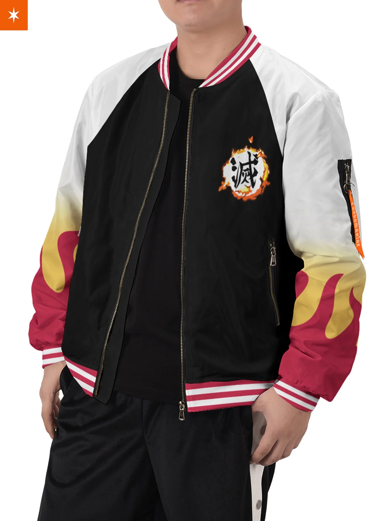Rengoku Jersey Bomber Jacket - necksoother