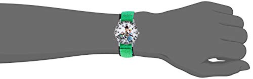 Disney Toy Story Kids' Plastic Time Teacher Analog Quartz Nylon Strap Watch - necksoother