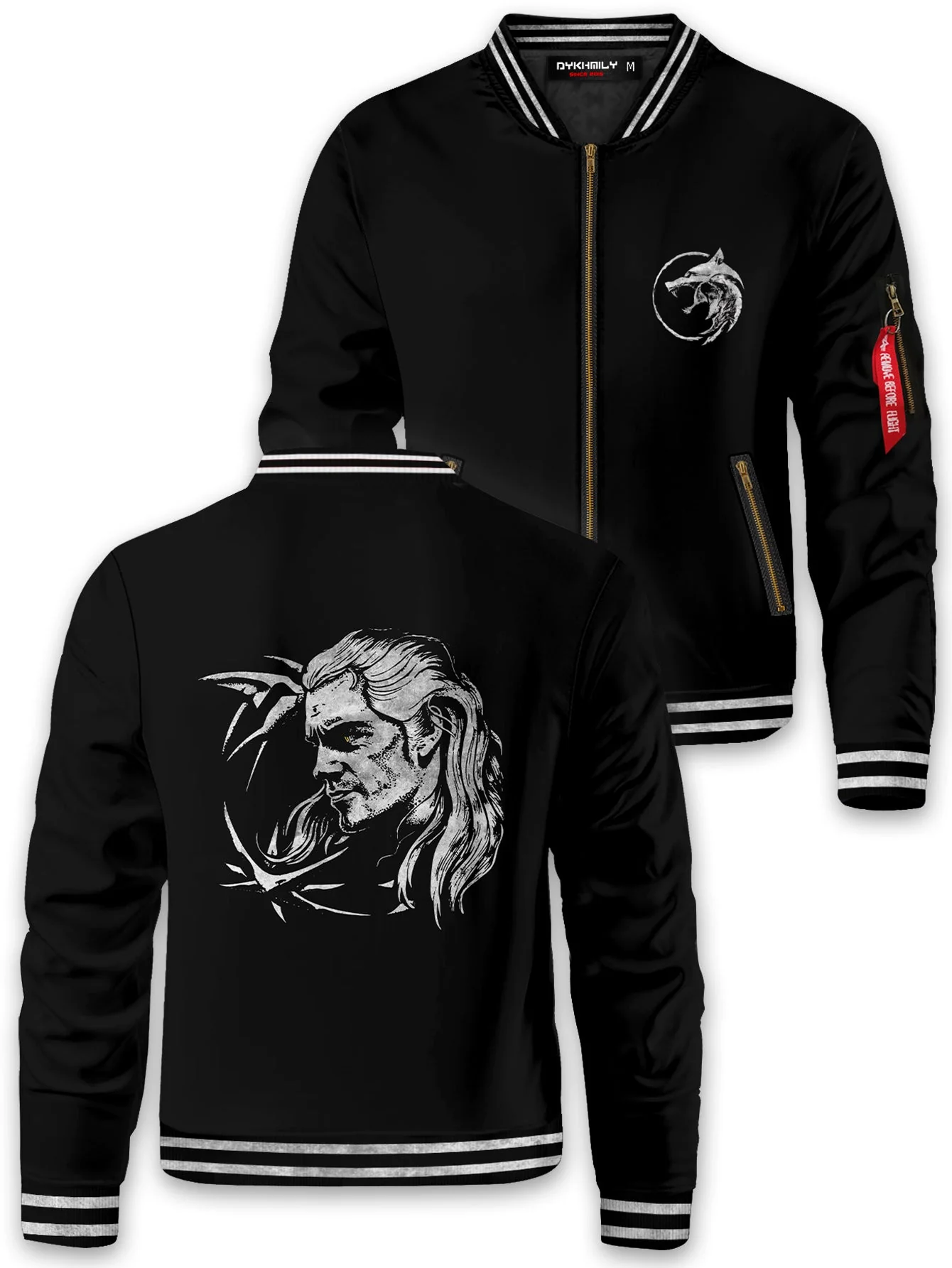 The White Wolf Bomber Jacket - necksoother