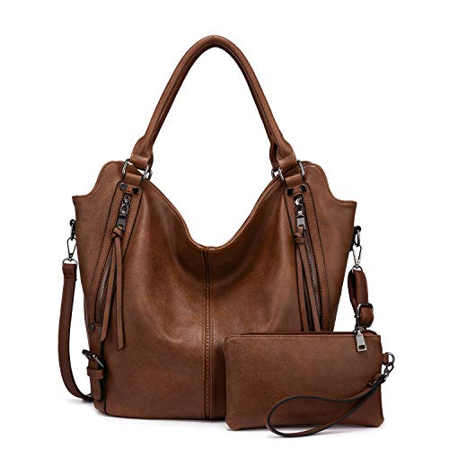 Tote Bag for Women PU Leather Shoulder Bags Fashion Hobo Bags Large Purse and Handbags with Adjustable Shoulder Strap - necksoother