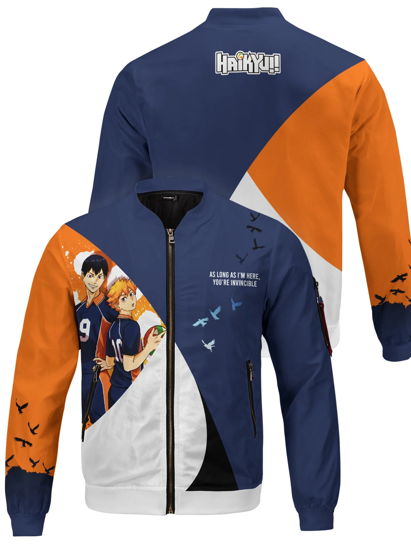 Hinata x Kageyama Bomber Jacket - necksoother