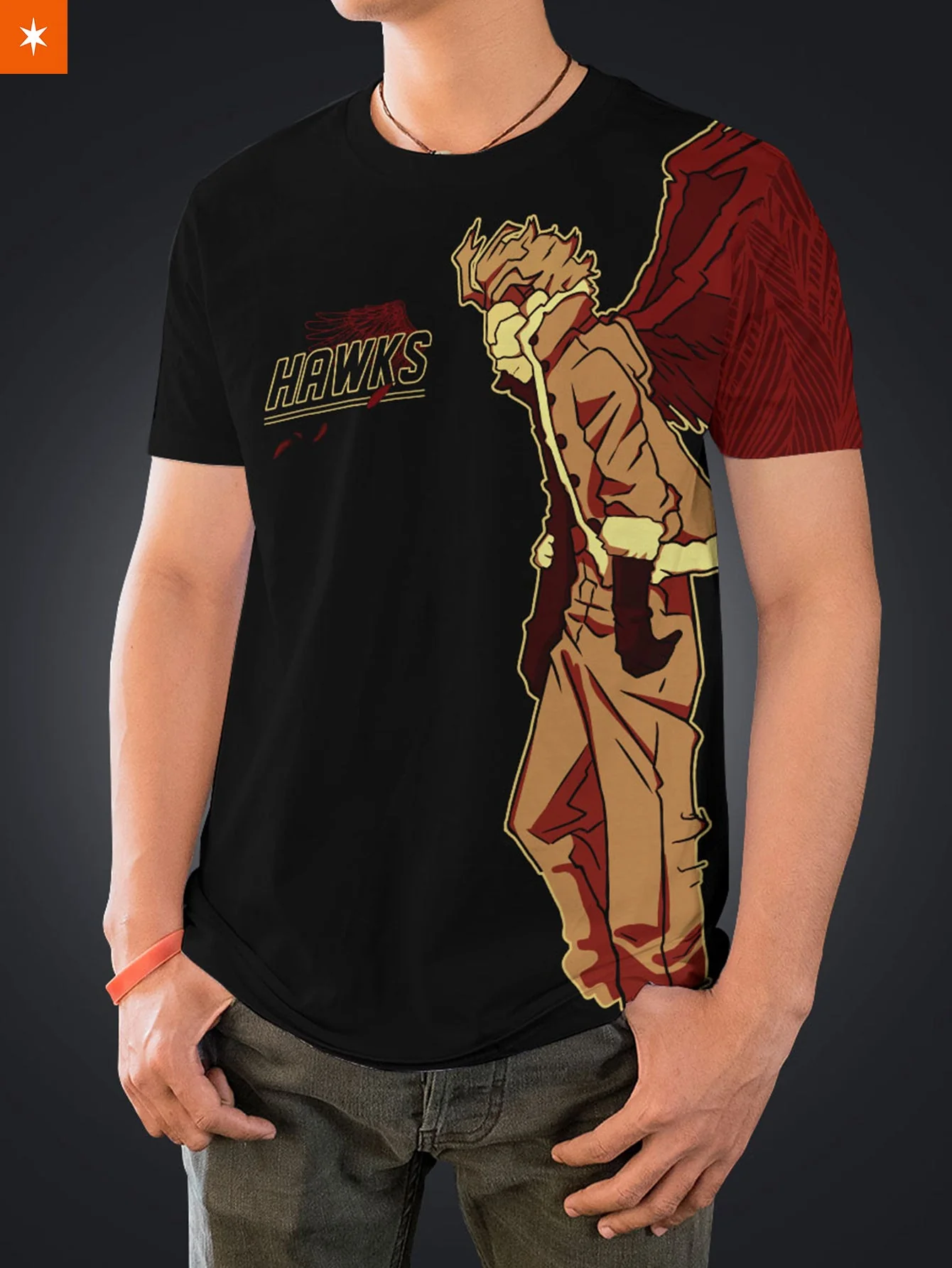 MHA Hero Hawks Unisex T-Shirt - necksoother