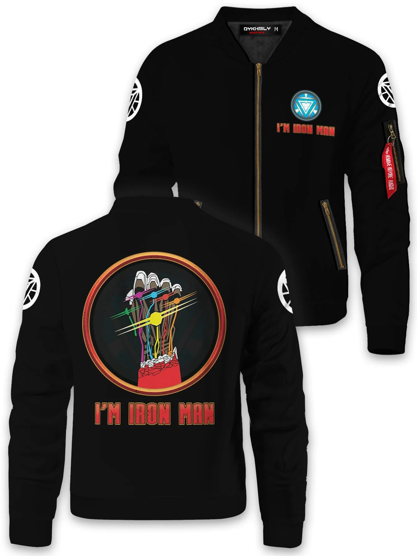 I'm Iron Man Bomber Jacket - necksoother