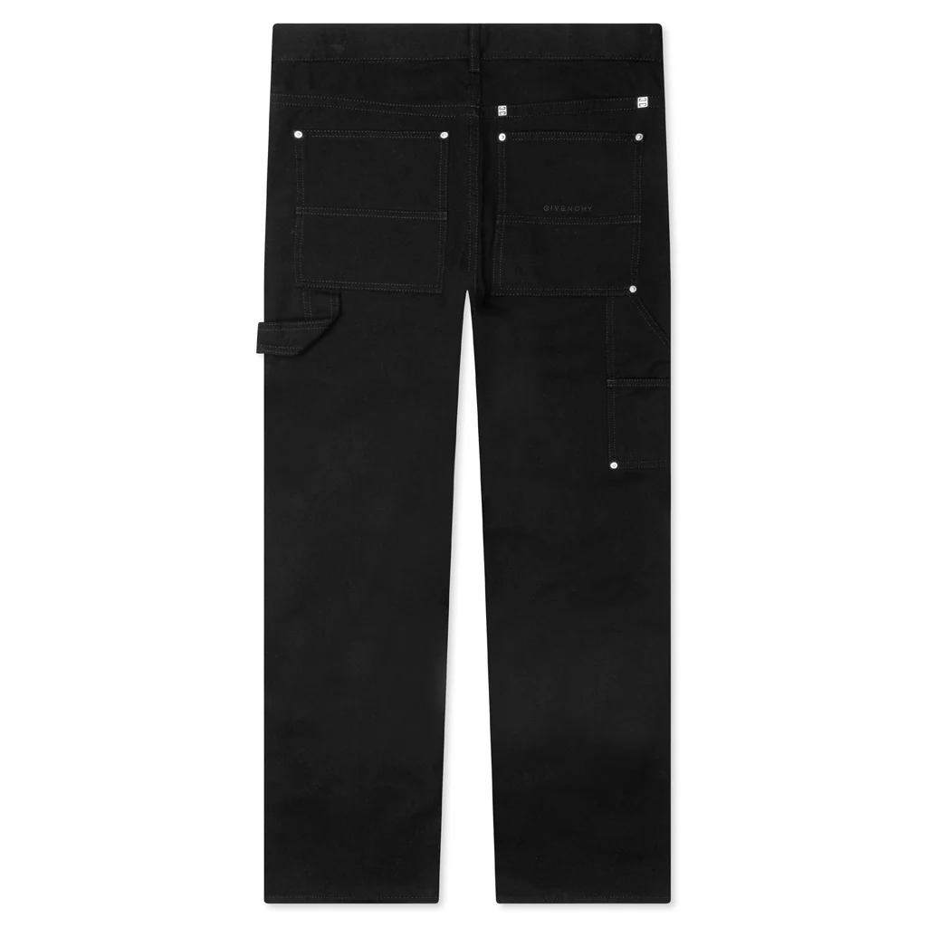 Carpenter Pants - Black - necksoother