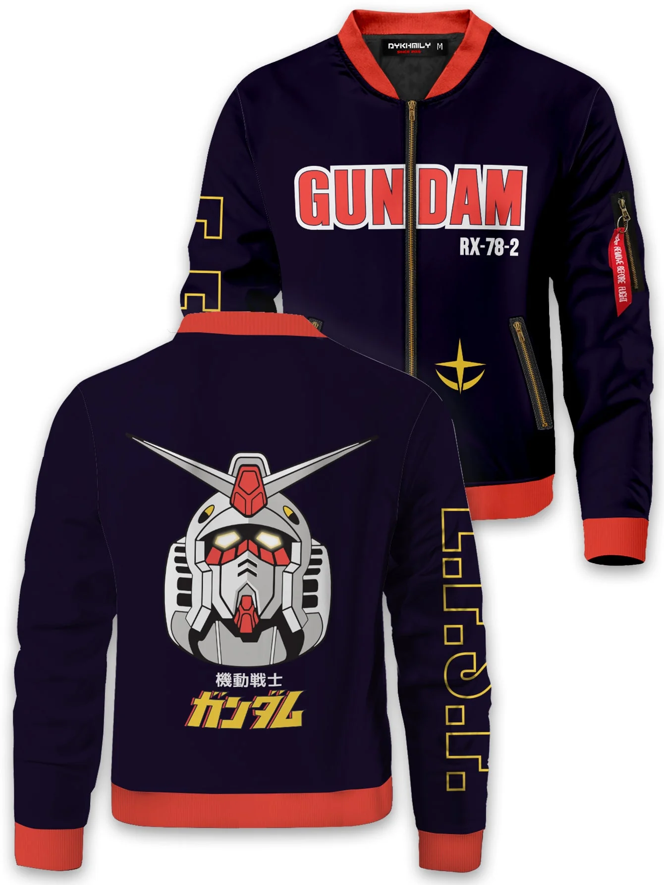 Gundam Bomber Jacket - necksoother