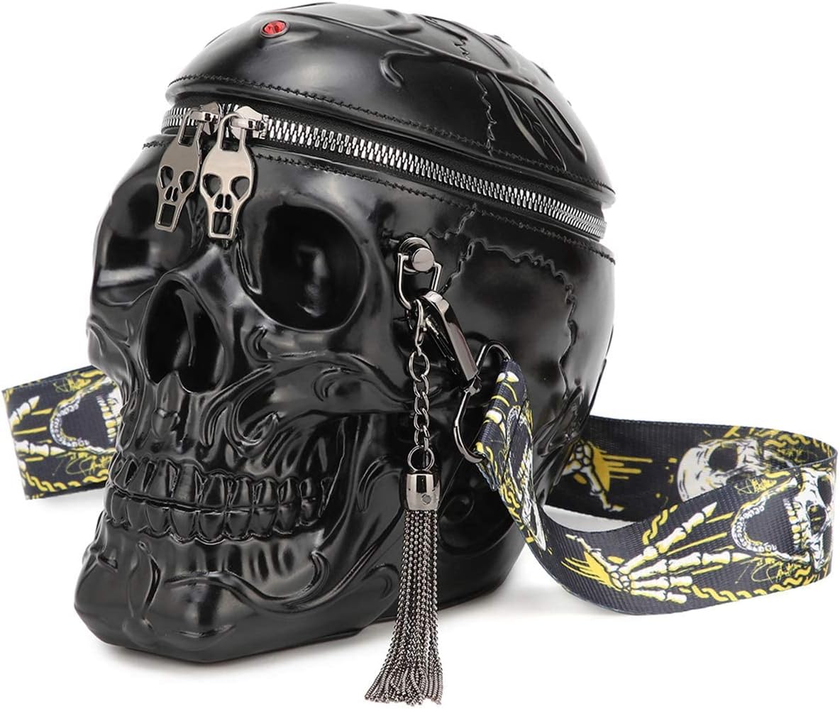 Skull Purses Handbags For Women Shoulder Bag.Skull Crossbody Purse Gothic Bag Purses Holiday Party Gift - necksoother
