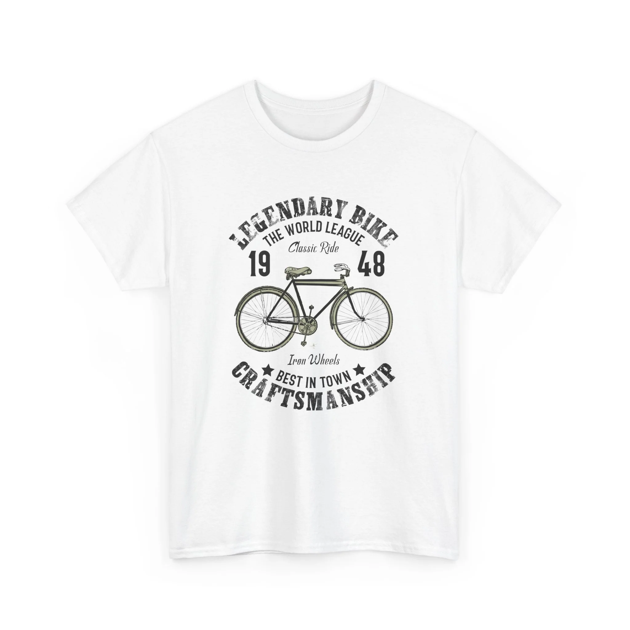 Legendary Bike Heavy Cotton Tee - necksoother