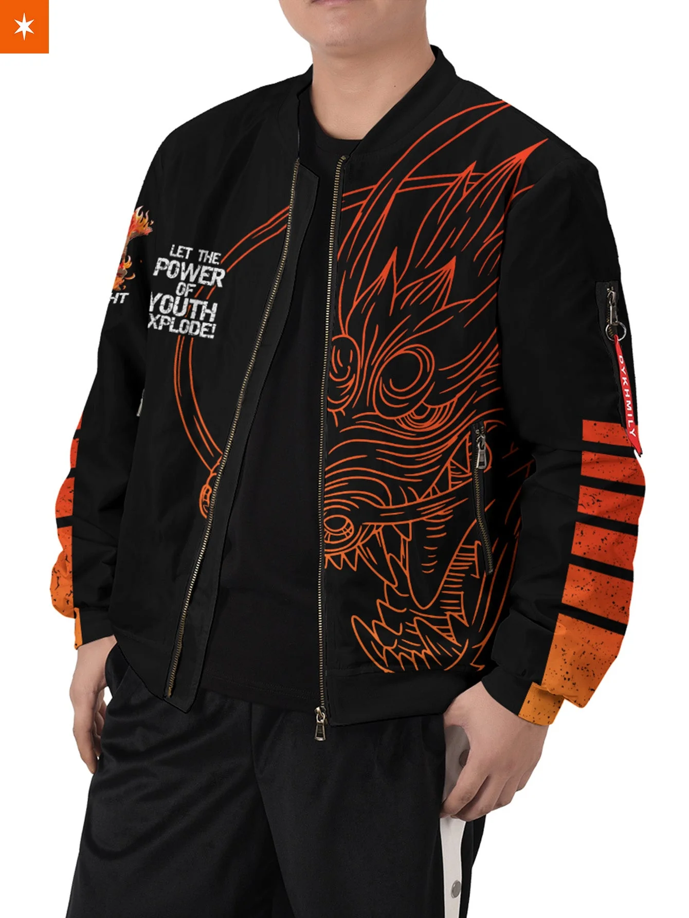 Guy power of youth Bomber Jacket - necksoother