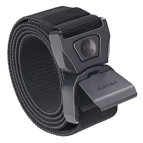 JUKMO Quick Release Tactical Belt. Military Work 1.5 Nylon Web Golf Belt with Heavy Duty Seatbelt Buckle - necksoother