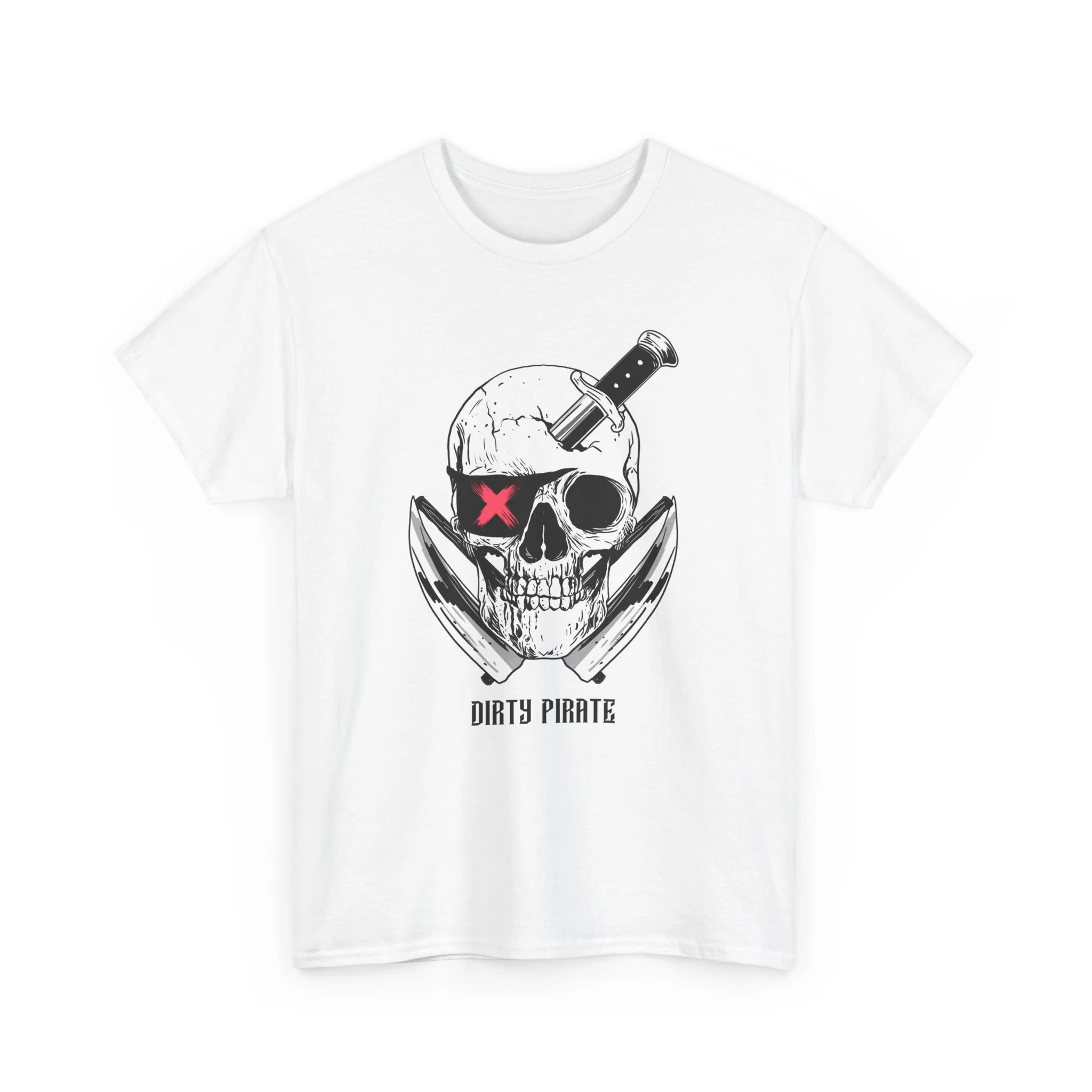 Dirty Pirate Heavy Cotton Tee - necksoother