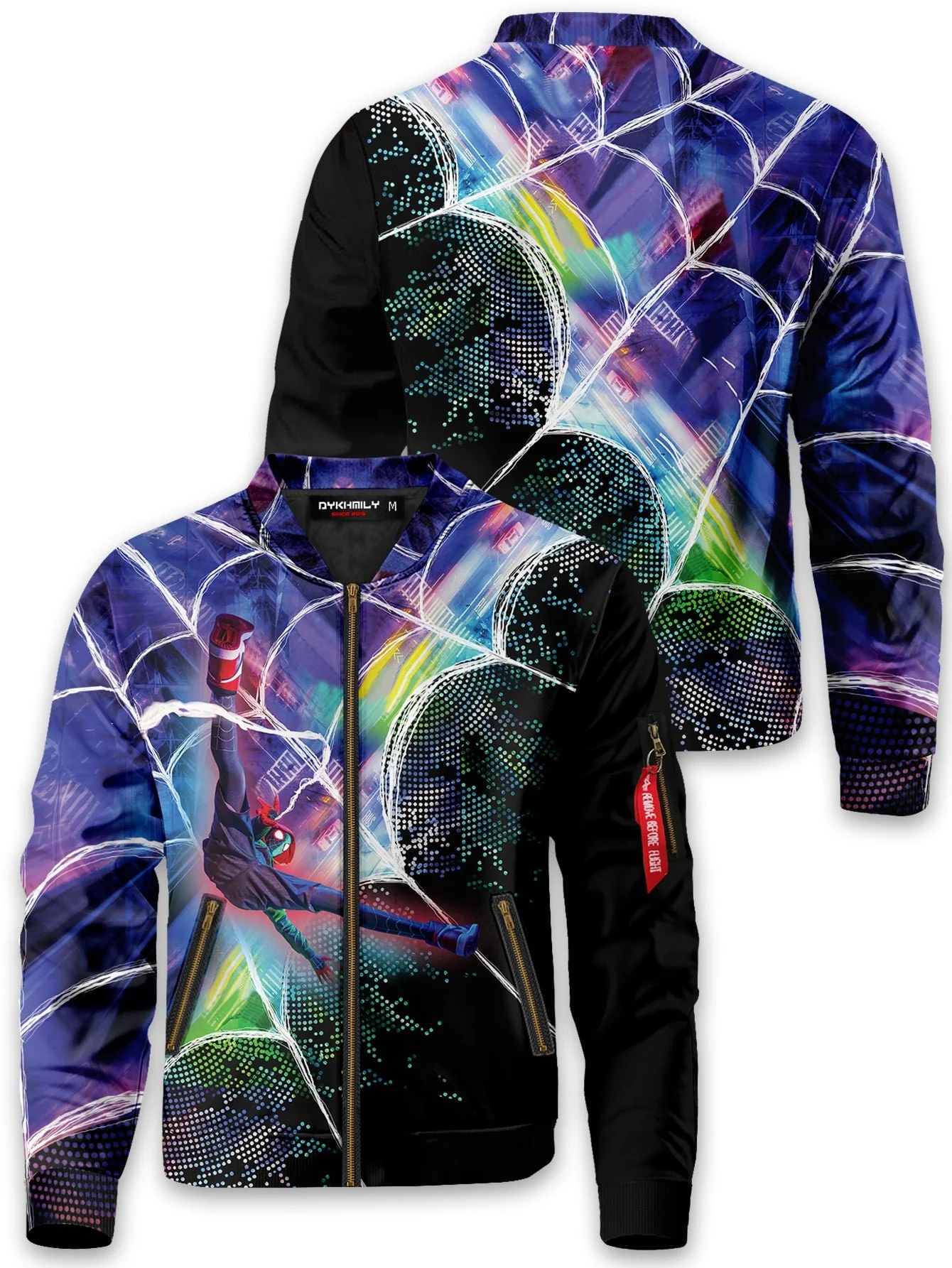 Web Slinger Miles Bomber Jacket - necksoother