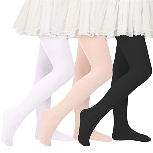 American Trends Baby Girls Dance Tights Toddler Footed Ballet Tights Stockings - necksoother