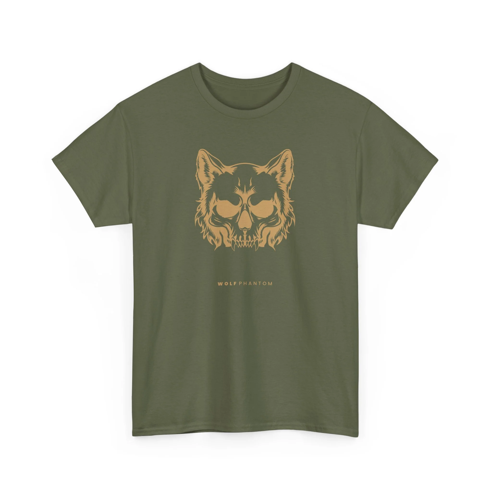 Wolf Phantom Heavy Cotton Tee - necksoother