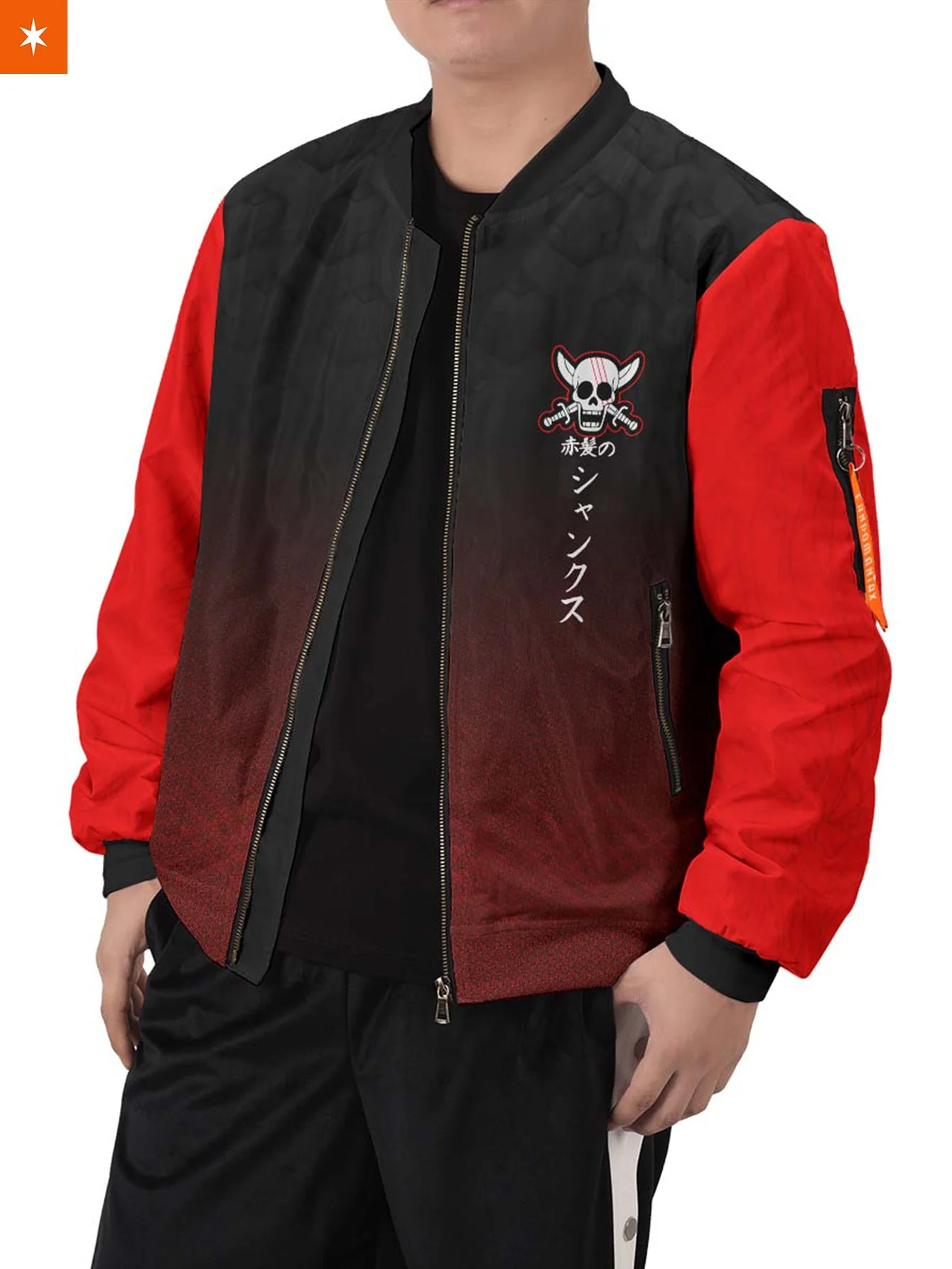 OP Grim Red hair Bomber Jacket - necksoother