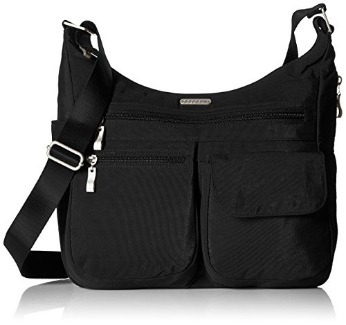 Baggallini Everywhere Bagg Crossbody Women 11x9 Lightweight Nylon Hobo Water-Resistant Travel Bag W/RFID Protection - necksoother