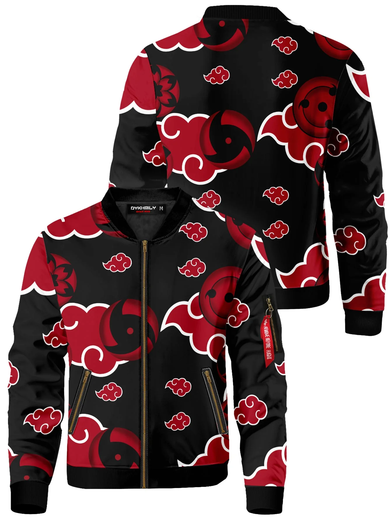 Akatsuki Sharingan Bomber Jacket - necksoother