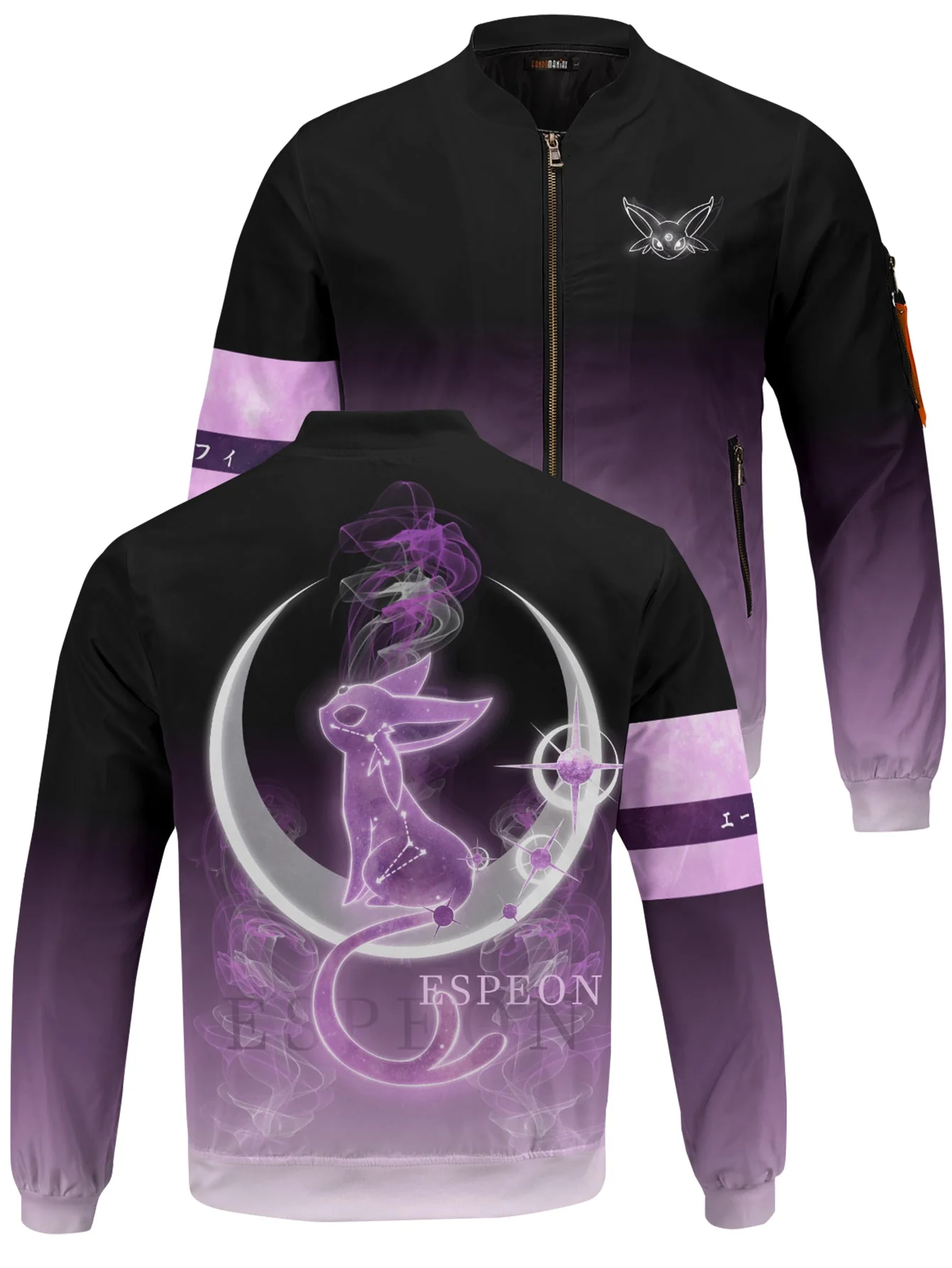 Espeon Spirit Bomber Jacket - necksoother