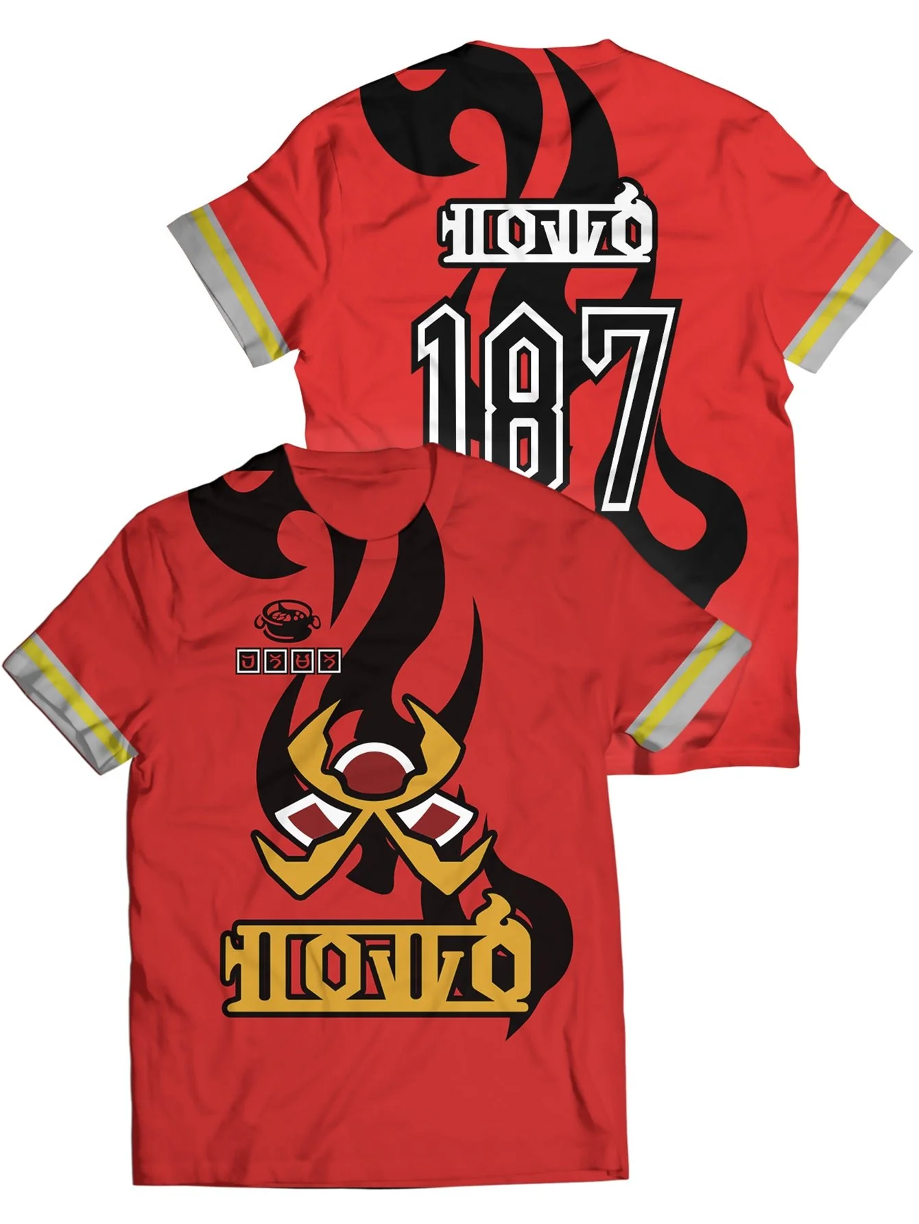 Poke Fire Uniform Unisex T-Shirt - necksoother