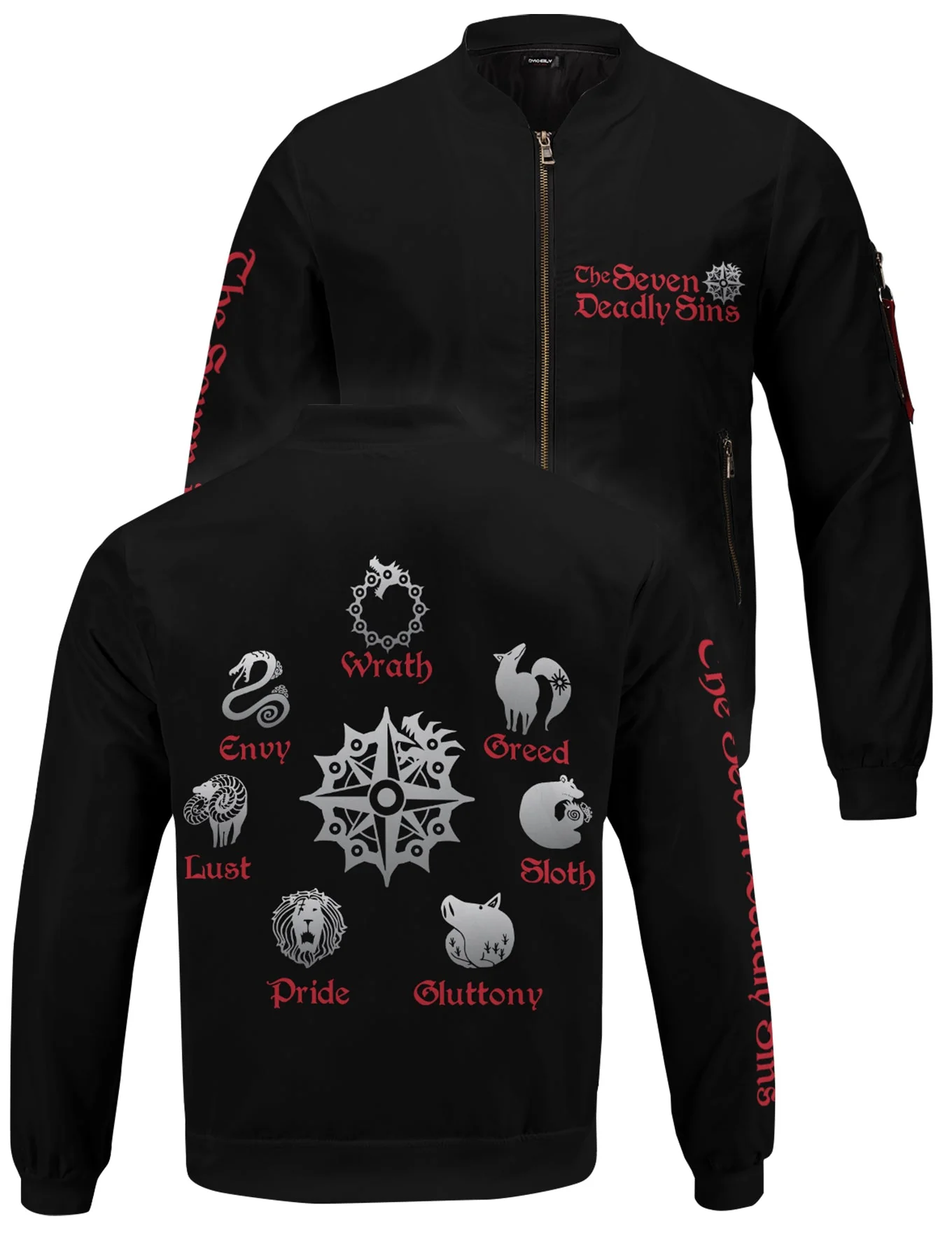 Seven Deadly Sins Bomber Jacket - necksoother