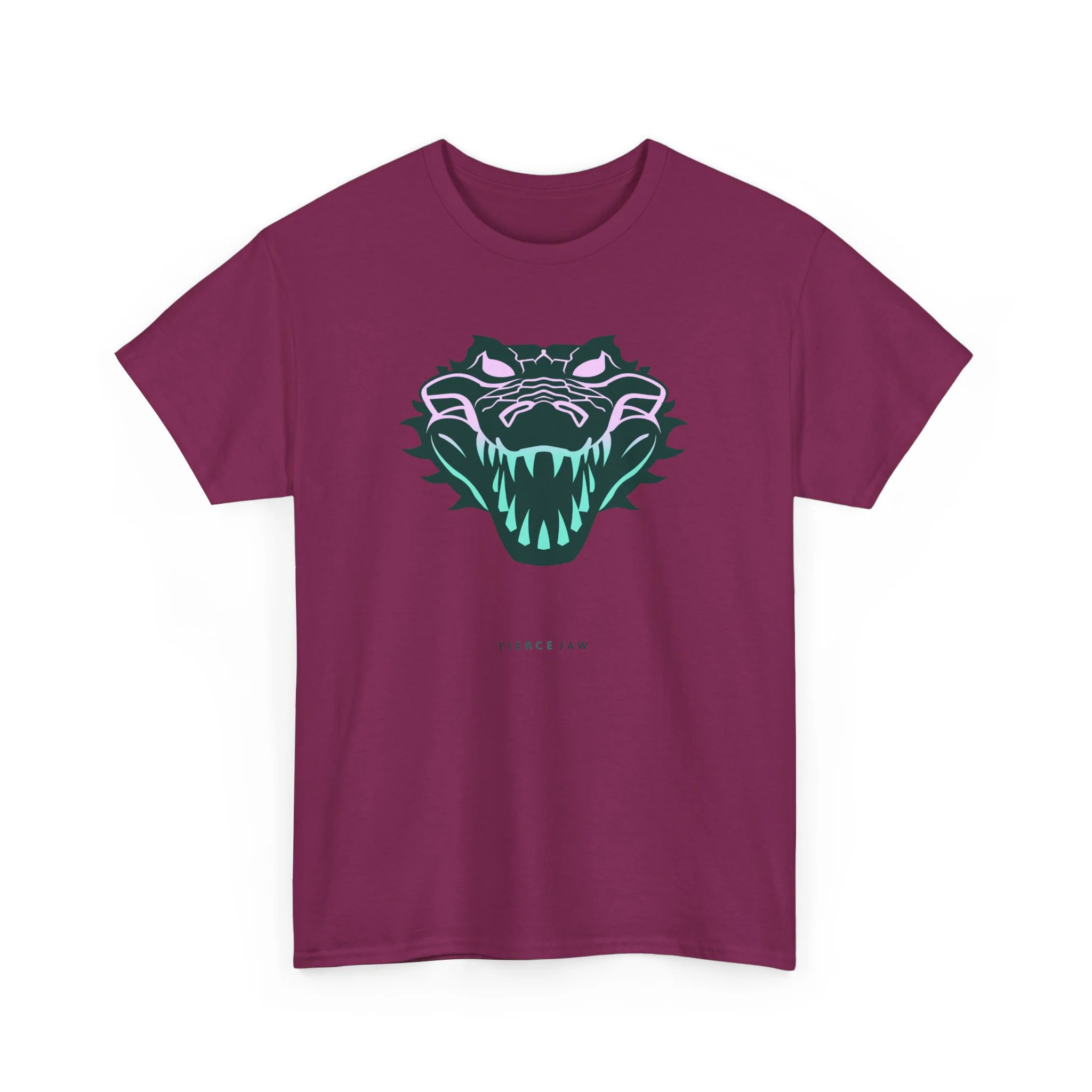 Fierce Jaw Heavy Cotton Tee - necksoother