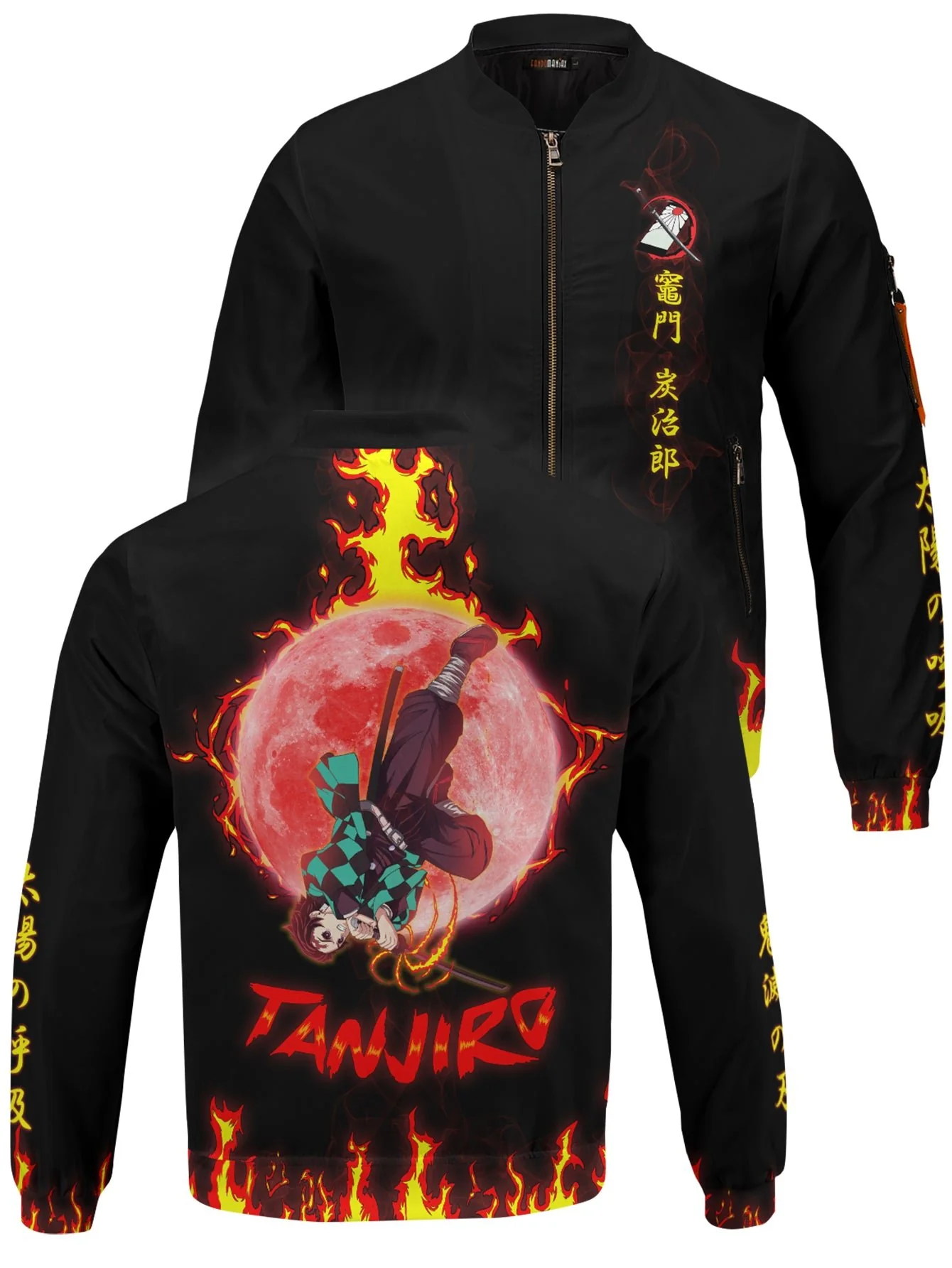 Tanjiro Moonfall Bomber Jacket - necksoother