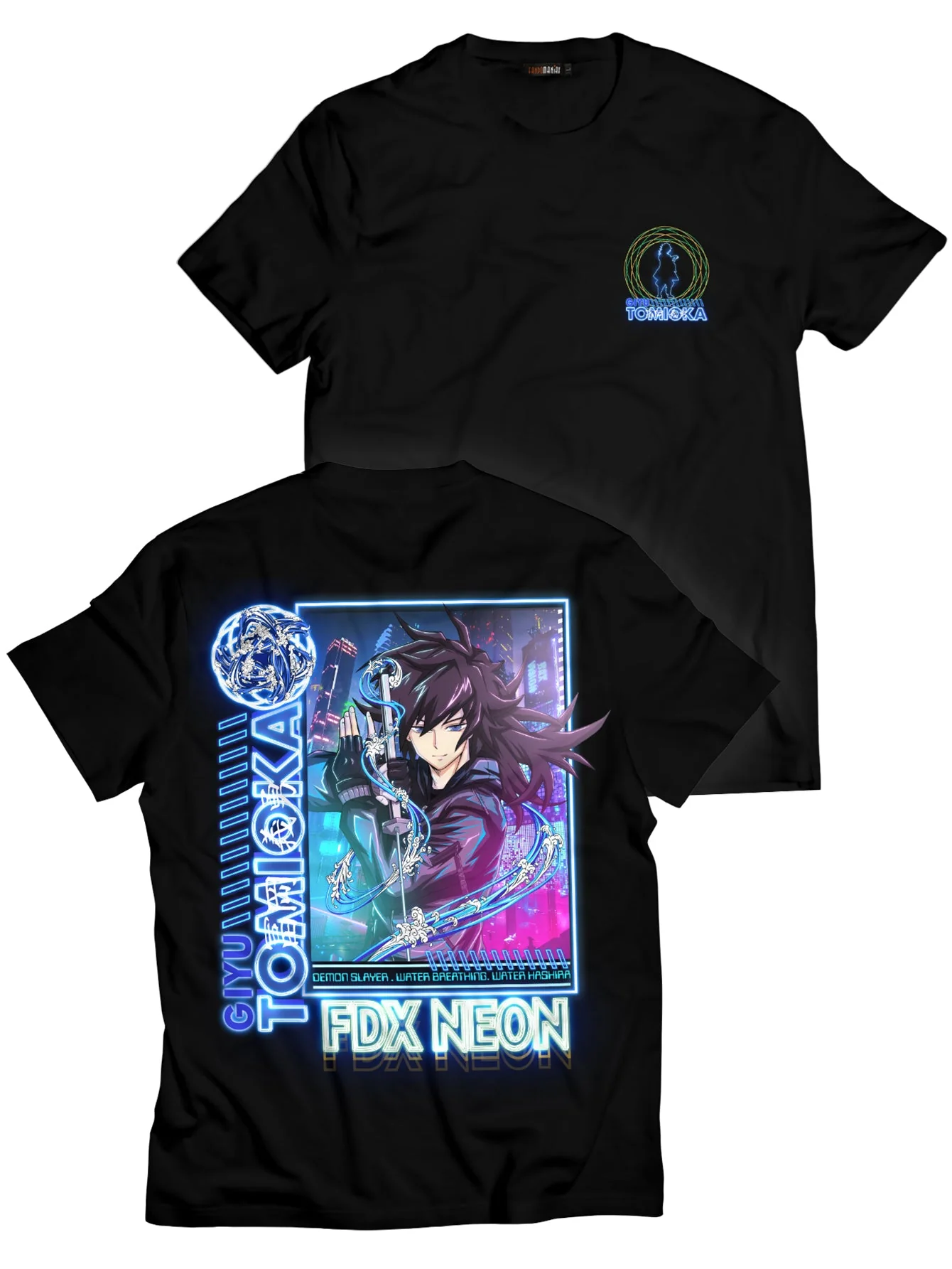 Giyu Neon Unisex T-Shirt - necksoother
