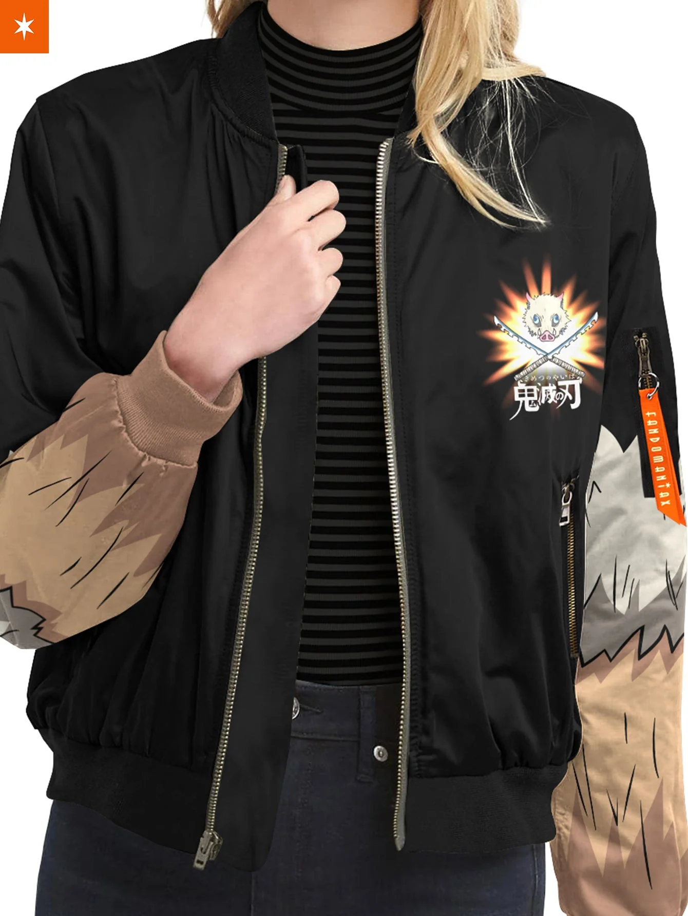 Inosuke Collab Bomber Jacket - necksoother