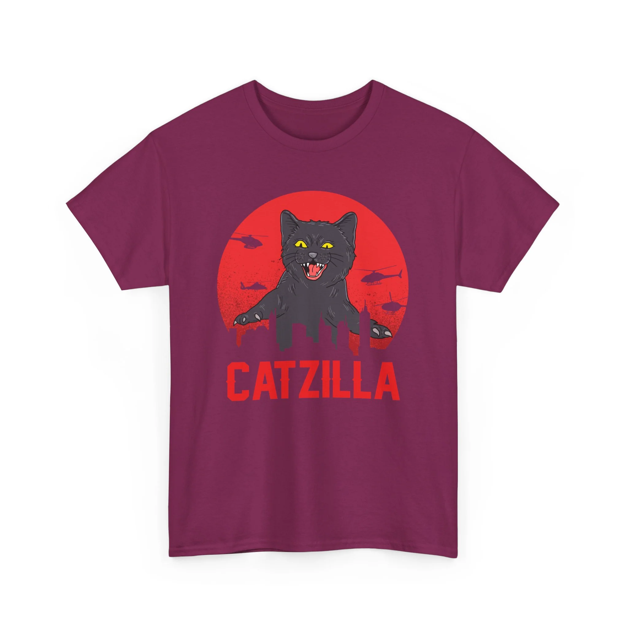 Catzilla Heavy Cotton Tee - necksoother
