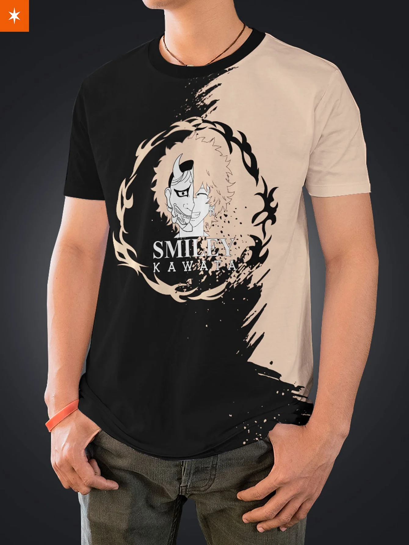 Smiley Kawata Unisex T-Shirt - necksoother