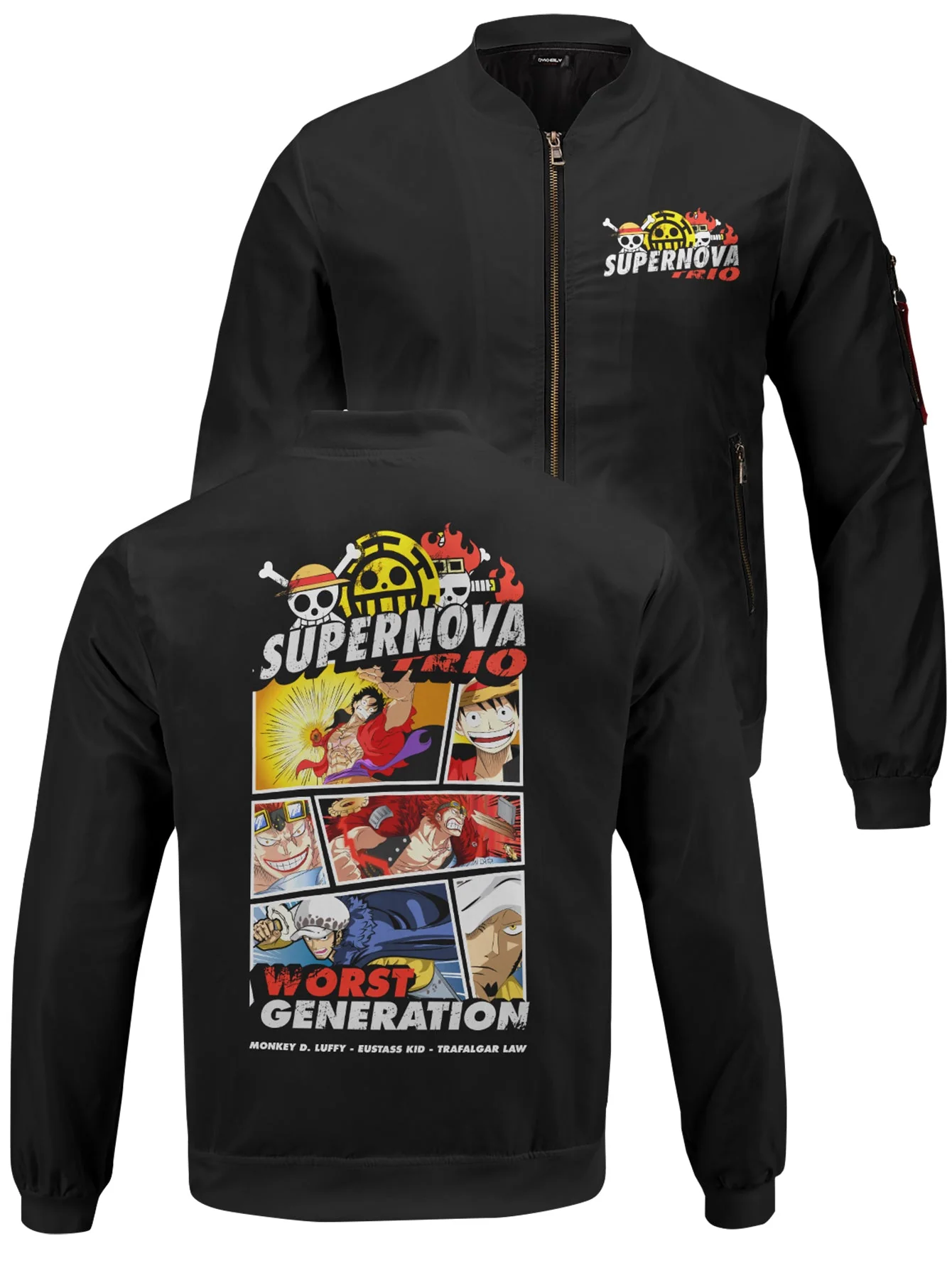 Super Trio Pirates Bomber Jacket - necksoother