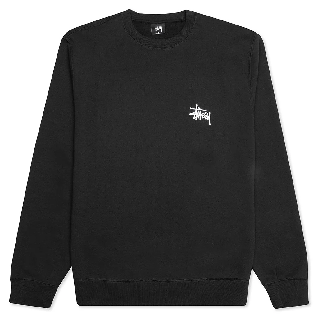 Basic Crew - Black - necksoother