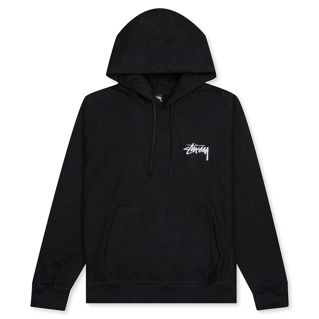 8 Ball Fade Hoodie - Black - necksoother