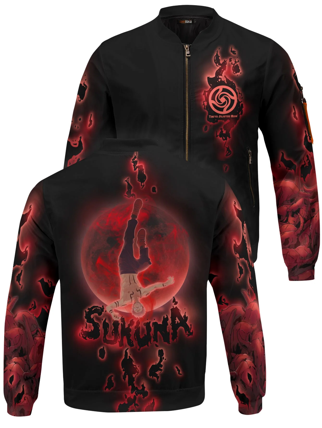 Sukuna Moonfall Bomber Jacket - necksoother