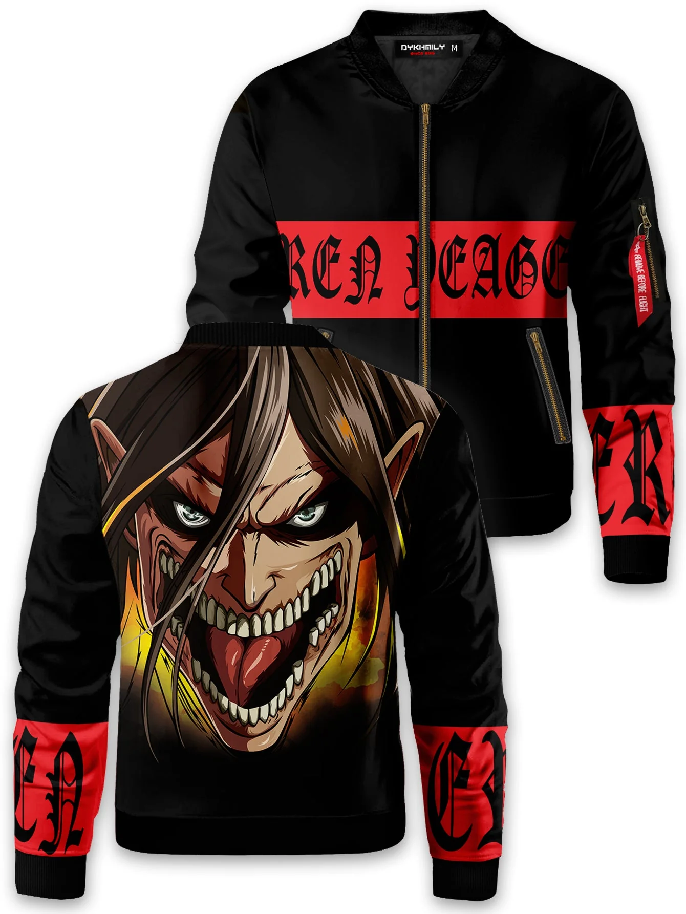 Eren Yeager Bomber Jacket - necksoother