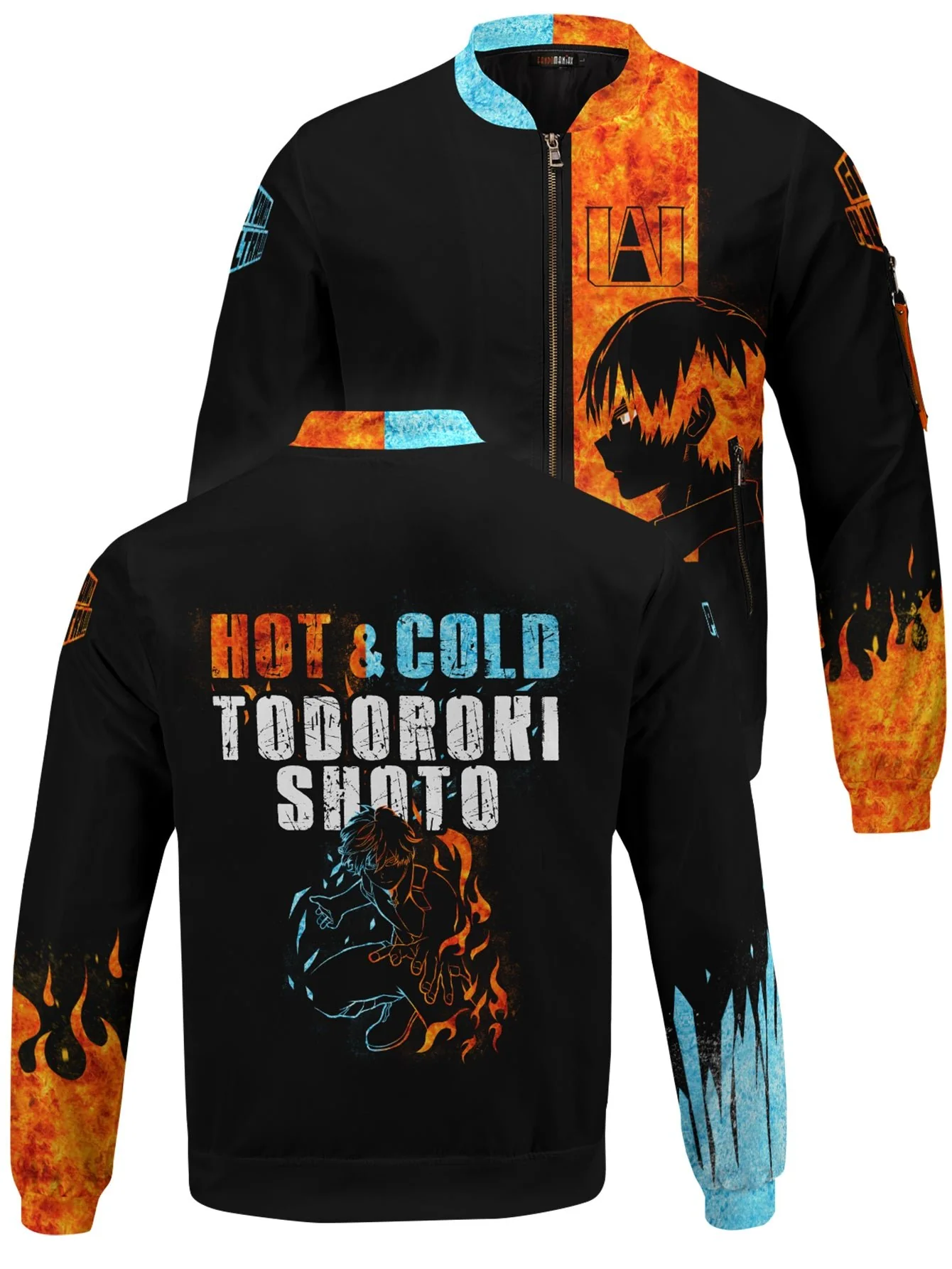 Todoroki Shoto Bomber Jacket - necksoother
