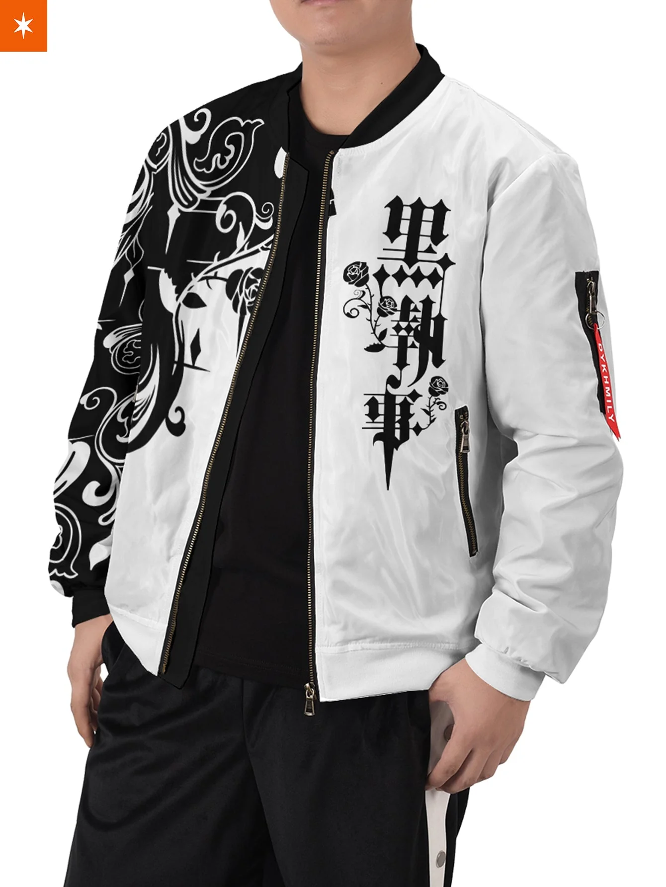 Black Butler Bomber Jacket - necksoother