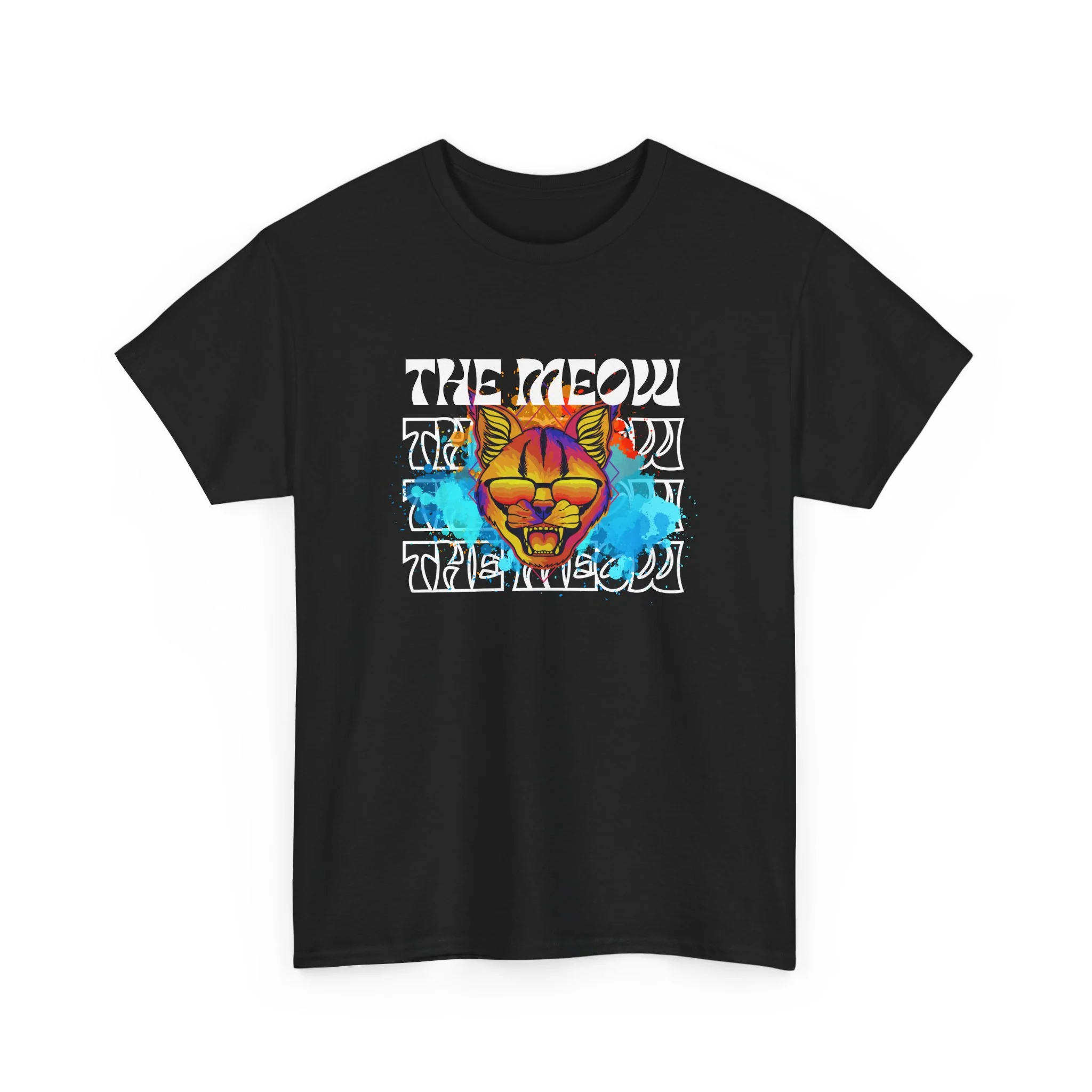 The Meow Heavy Cotton Tee - necksoother