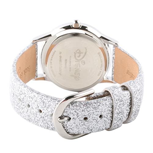 Disney Frozen Kids' Stainless Steel Time Teacher Analog Quartz Strap Watch - necksoother