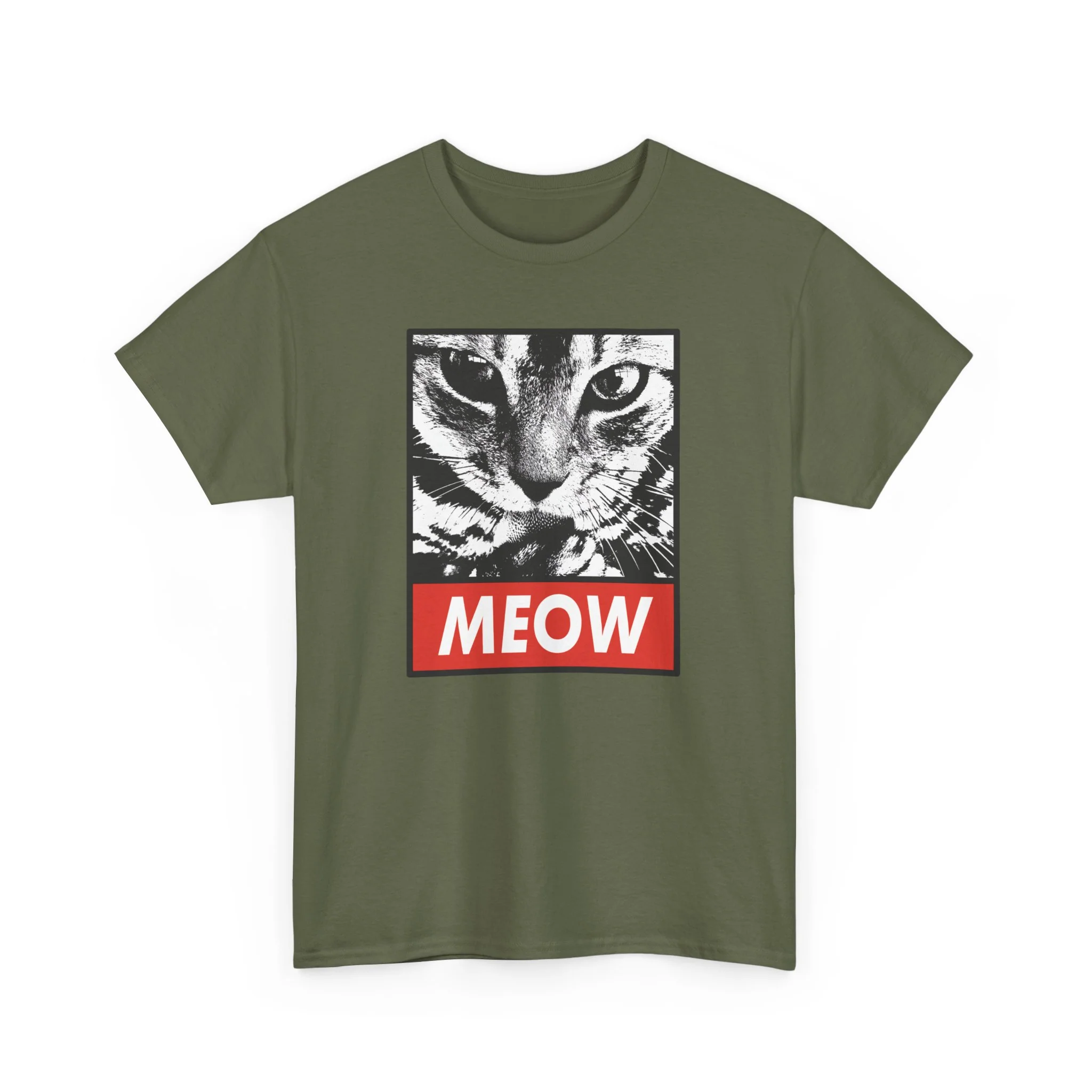 Meow Heavy Cotton Tee - necksoother