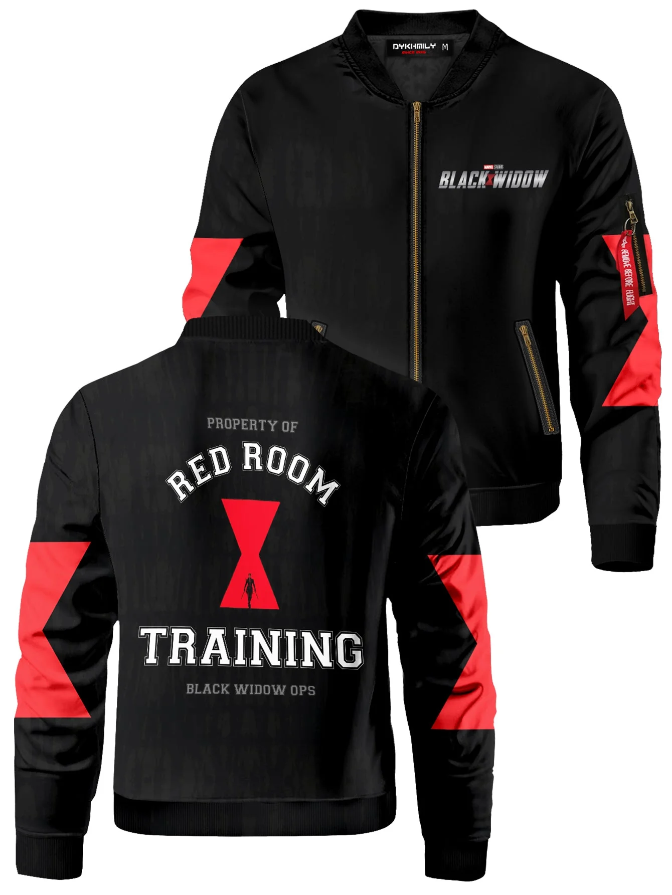 Red Room Training Bomber Jacket - necksoother