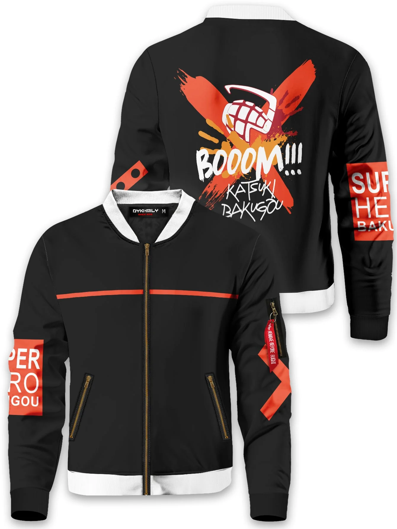 Boom Katsuki Bomber Jacket - necksoother