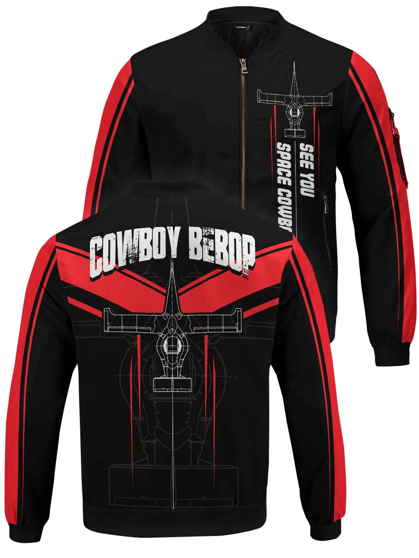 Space Cowboy Bomber Jacket - necksoother