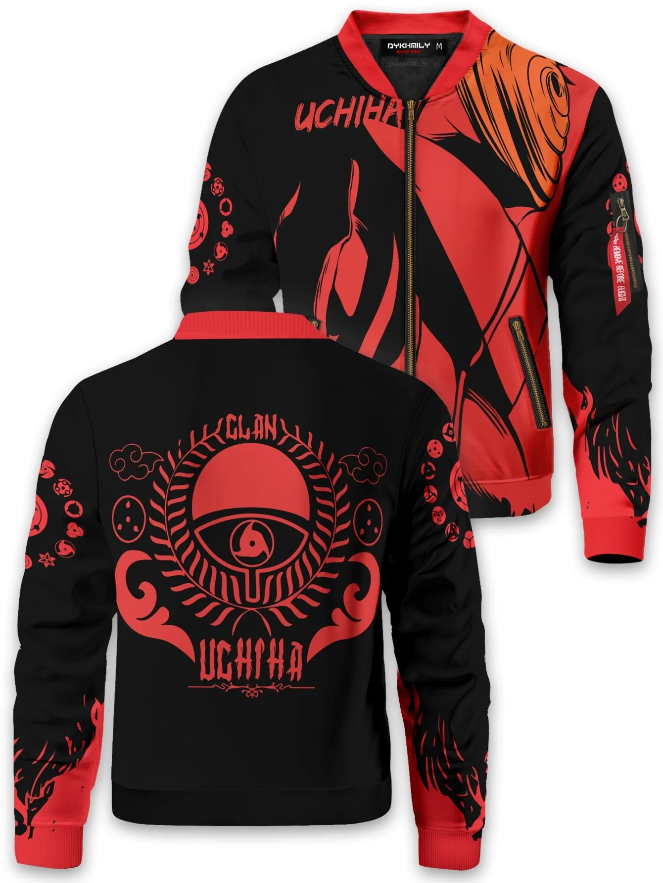 Uchiha Ichizoku Bomber Jacket - necksoother