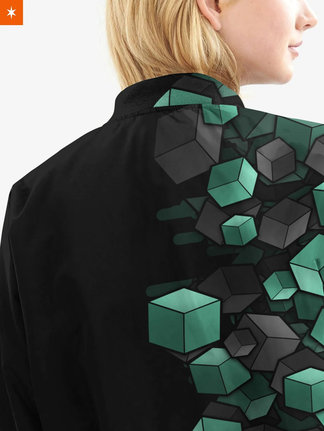 Tanjiro Cube Bomber Jacket - necksoother