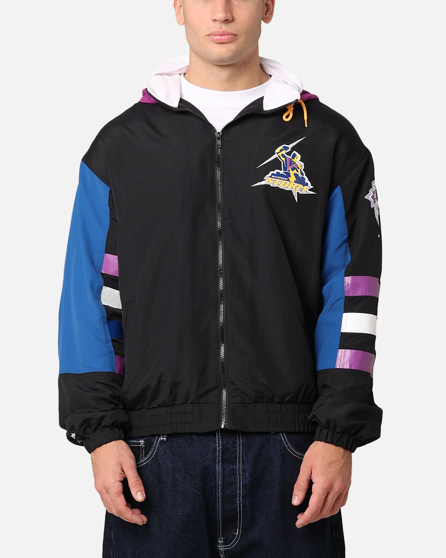 Mitchell & Ness Melbourne Storm Premiership 1999 Grand Final Spray Jacket Multicolour - necksoother