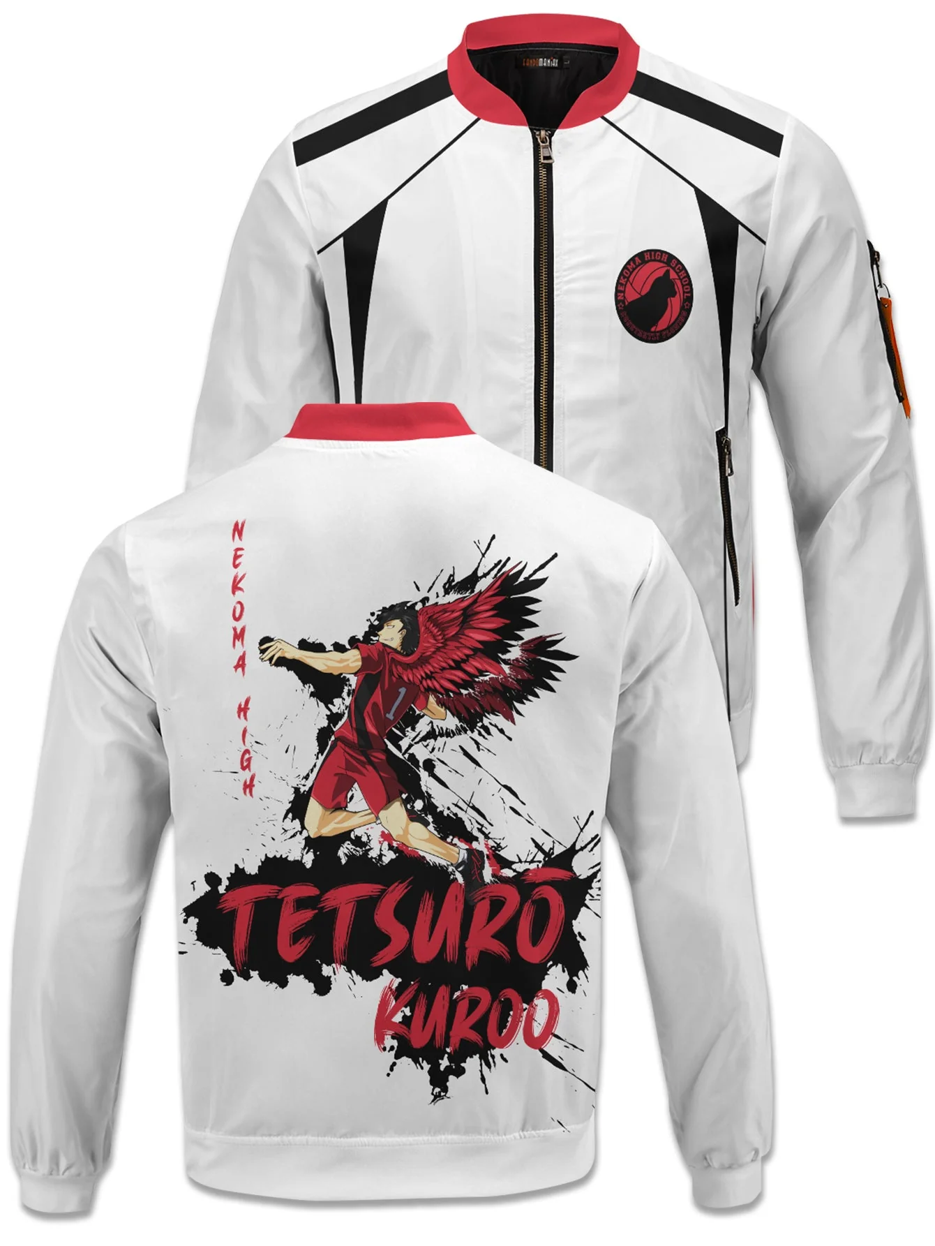 Tetsuro Wings Bomber Jacket - necksoother