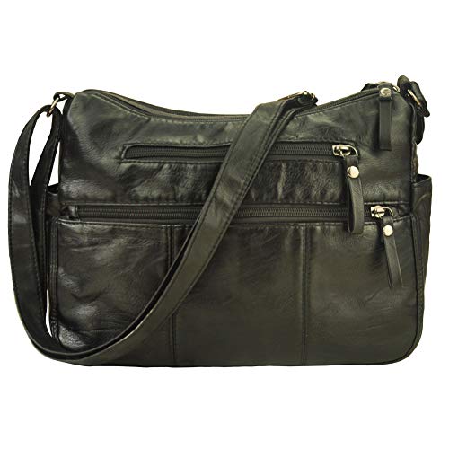 VOLGANIK ROCK Purses for Women Soft PU Leather Shoulder Bag Ladies Crossbody Purse and handbags Lightweight Pocketbook - necksoother